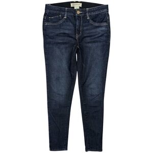 Democracy Ab Technology Jeans Women's 4 Blue Mid Rise Skinny Ankle Stretch Denim